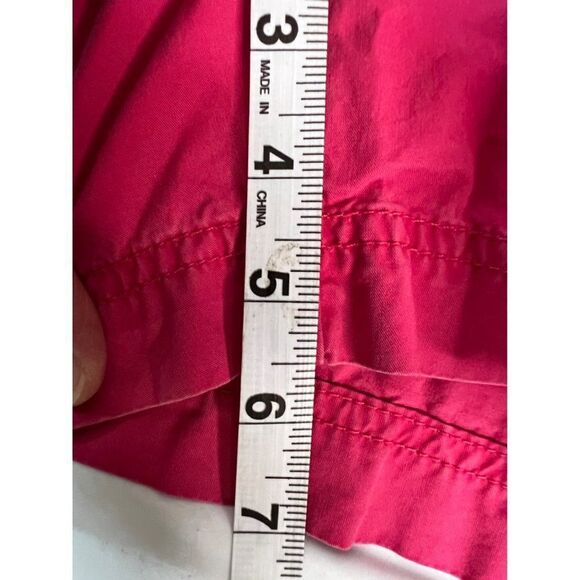 G. H. Bass 2-Button Longer Length Cotton Shorts. Pink. Size 4 - Picture 8 of 10